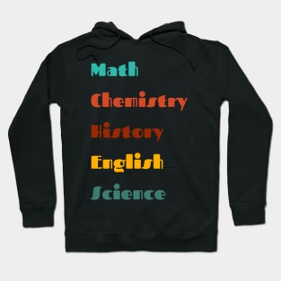 subject labels Hoodie